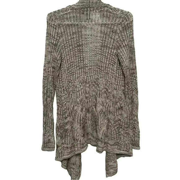 INC -International Concepts Cardigan with 
Subtle Shimmer Gold sparkles Women L - Picture 3 of 5
